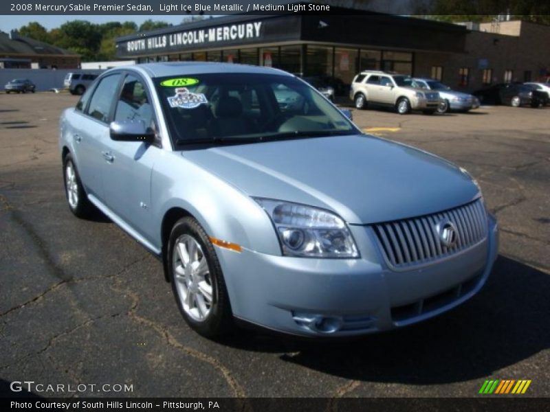 Light Ice Blue Metallic / Medium Light Stone 2008 Mercury Sable Premier Sedan