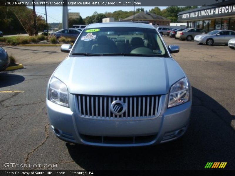 Light Ice Blue Metallic / Medium Light Stone 2008 Mercury Sable Premier Sedan