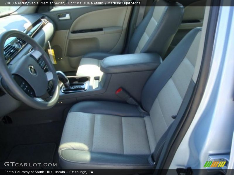 Light Ice Blue Metallic / Medium Light Stone 2008 Mercury Sable Premier Sedan