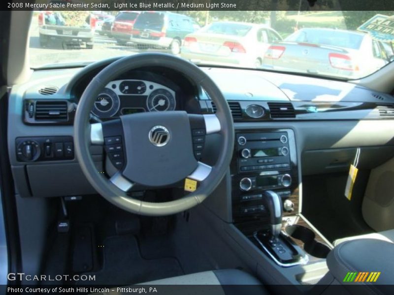Light Ice Blue Metallic / Medium Light Stone 2008 Mercury Sable Premier Sedan
