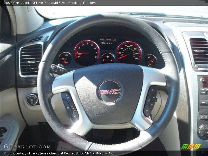 Liquid Silver Metallic / Titanium 2007 GMC Acadia SLT AWD