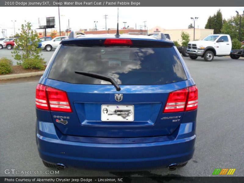 Deep Water Blue Pearl Coat / Pastel Pebble Beige 2010 Dodge Journey SXT