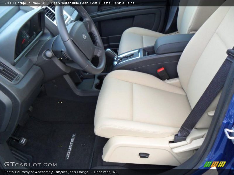 Deep Water Blue Pearl Coat / Pastel Pebble Beige 2010 Dodge Journey SXT