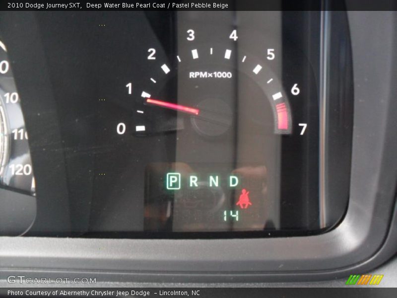 Deep Water Blue Pearl Coat / Pastel Pebble Beige 2010 Dodge Journey SXT