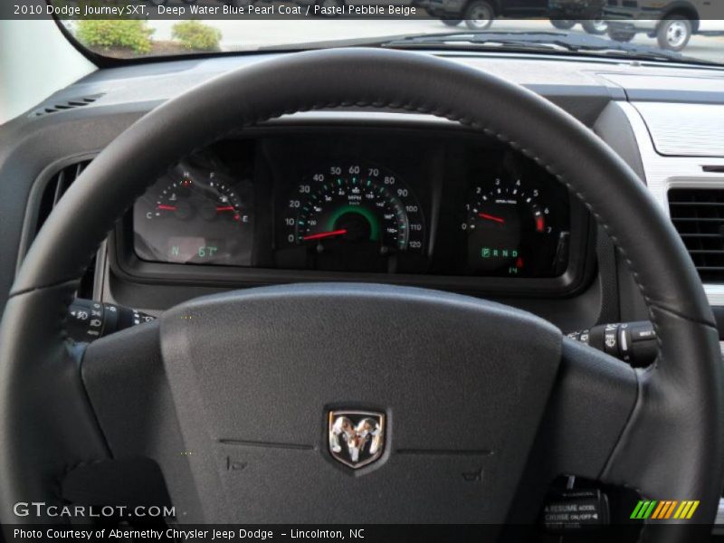 Deep Water Blue Pearl Coat / Pastel Pebble Beige 2010 Dodge Journey SXT
