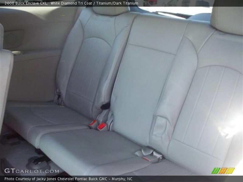 White Diamond Tri Coat / Titanium/Dark Titanium 2008 Buick Enclave CXL