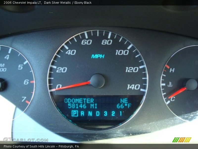 Dark Silver Metallic / Ebony Black 2006 Chevrolet Impala LT