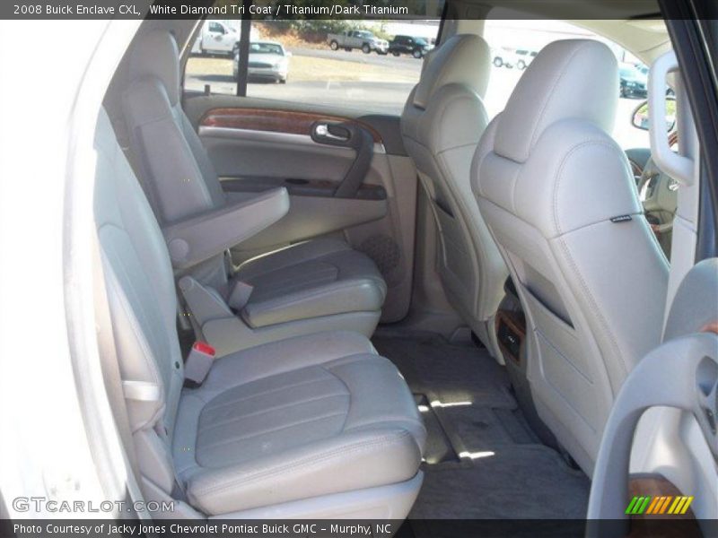 White Diamond Tri Coat / Titanium/Dark Titanium 2008 Buick Enclave CXL