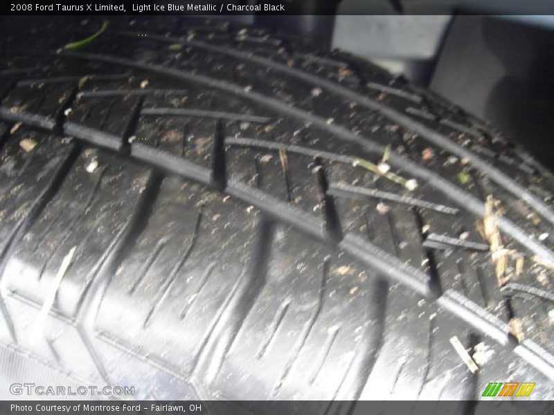 Light Ice Blue Metallic / Charcoal Black 2008 Ford Taurus X Limited
