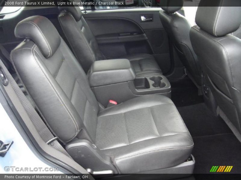 Light Ice Blue Metallic / Charcoal Black 2008 Ford Taurus X Limited