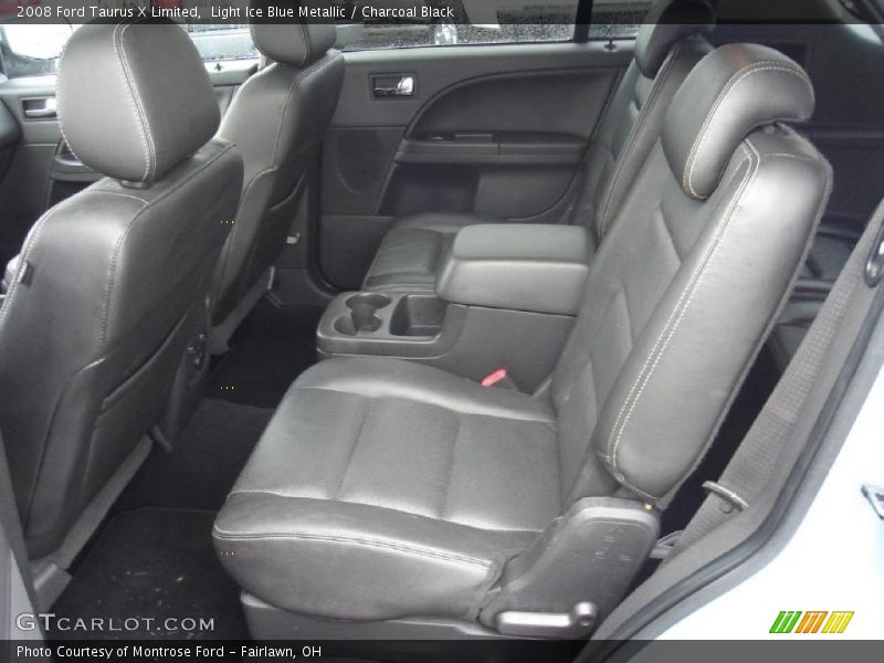 Light Ice Blue Metallic / Charcoal Black 2008 Ford Taurus X Limited