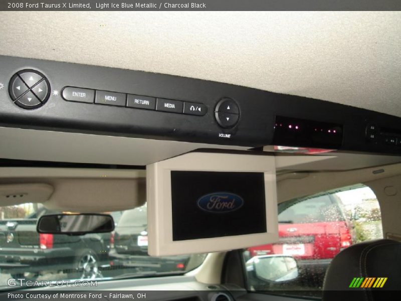 Light Ice Blue Metallic / Charcoal Black 2008 Ford Taurus X Limited