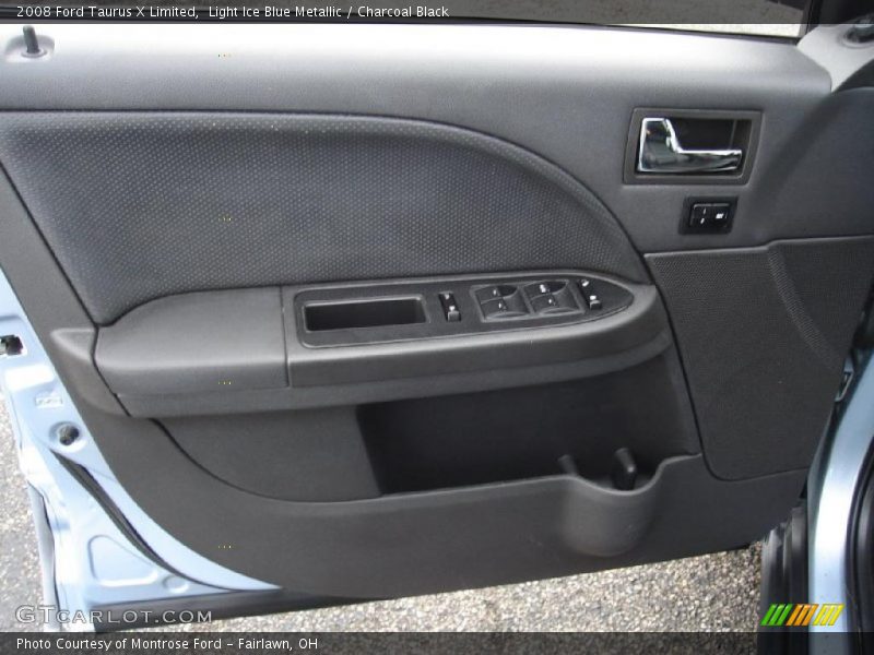 Light Ice Blue Metallic / Charcoal Black 2008 Ford Taurus X Limited