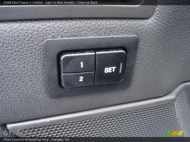 Light Ice Blue Metallic / Charcoal Black 2008 Ford Taurus X Limited