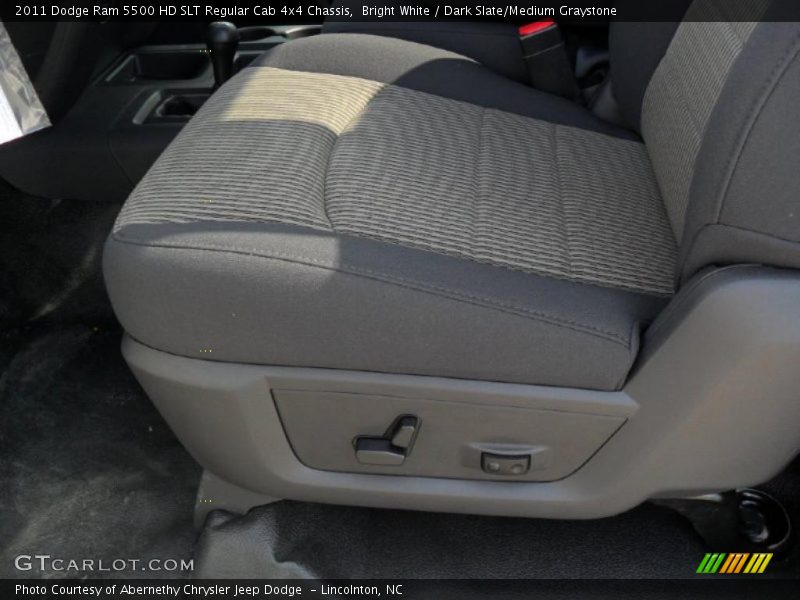 Bright White / Dark Slate/Medium Graystone 2011 Dodge Ram 5500 HD SLT Regular Cab 4x4 Chassis