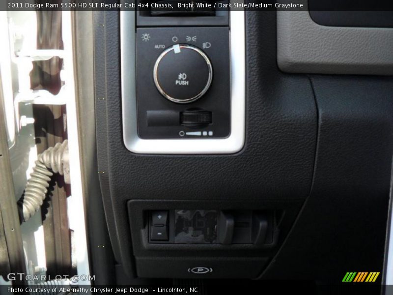 Bright White / Dark Slate/Medium Graystone 2011 Dodge Ram 5500 HD SLT Regular Cab 4x4 Chassis