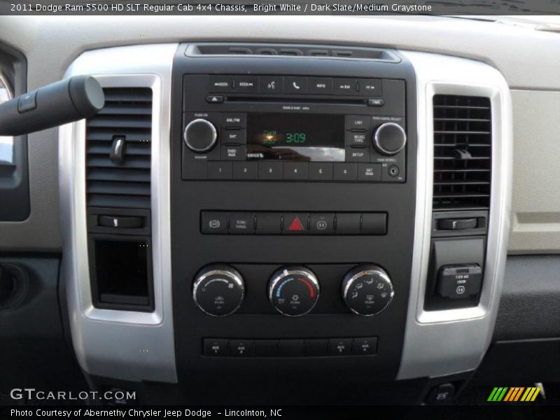 Bright White / Dark Slate/Medium Graystone 2011 Dodge Ram 5500 HD SLT Regular Cab 4x4 Chassis
