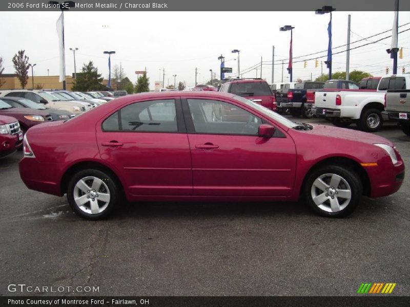 Merlot Metallic / Charcoal Black 2006 Ford Fusion SE