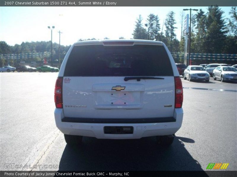 Summit White / Ebony 2007 Chevrolet Suburban 1500 Z71 4x4