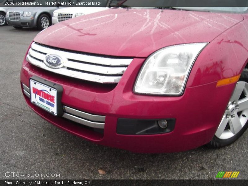 Merlot Metallic / Charcoal Black 2006 Ford Fusion SE