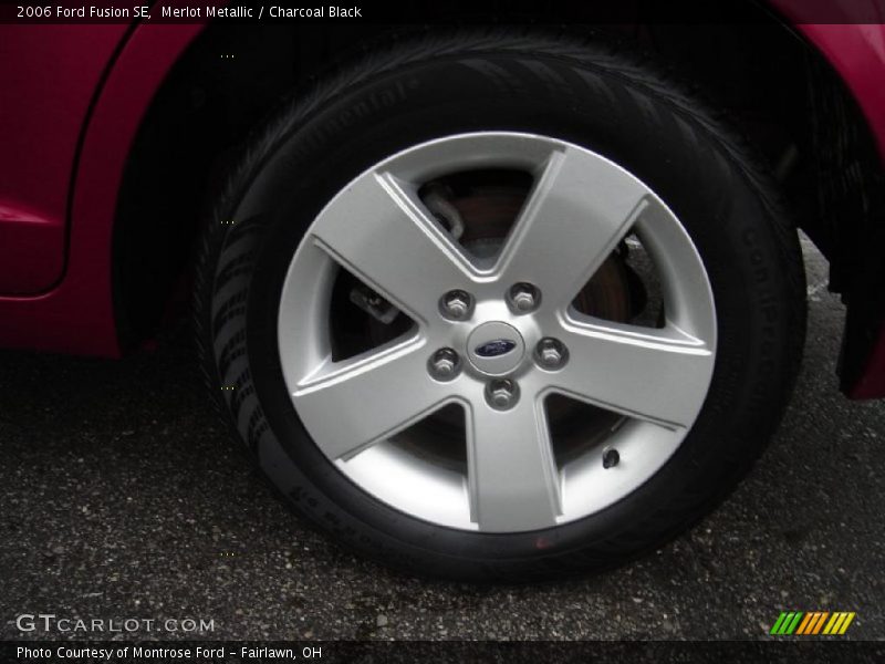 Merlot Metallic / Charcoal Black 2006 Ford Fusion SE