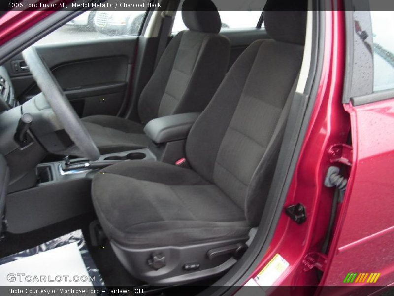 Merlot Metallic / Charcoal Black 2006 Ford Fusion SE