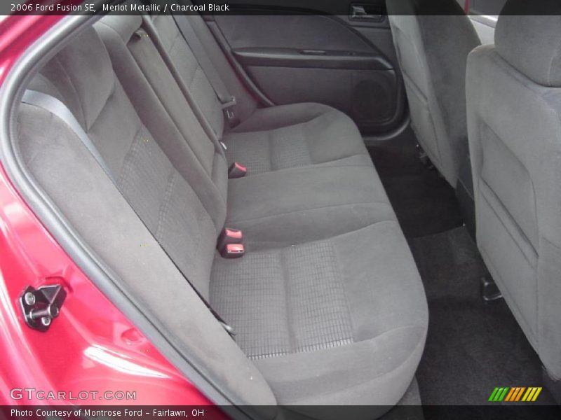 Merlot Metallic / Charcoal Black 2006 Ford Fusion SE