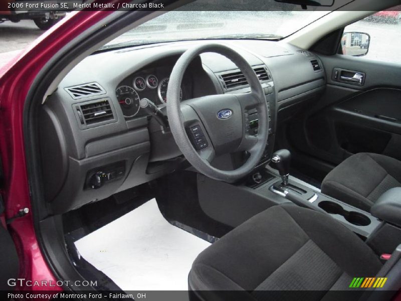Merlot Metallic / Charcoal Black 2006 Ford Fusion SE
