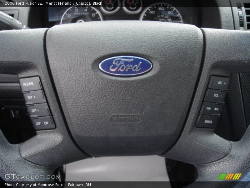 Merlot Metallic / Charcoal Black 2006 Ford Fusion SE