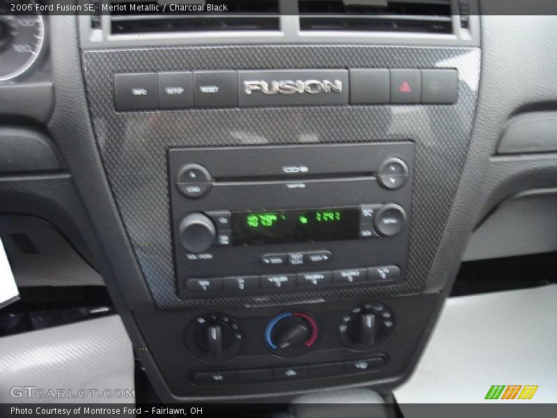 Merlot Metallic / Charcoal Black 2006 Ford Fusion SE