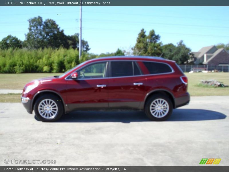 Red Jewel Tintcoat / Cashmere/Cocoa 2010 Buick Enclave CXL