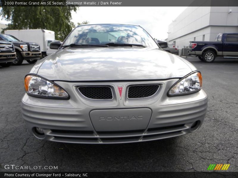 Silvermist Metallic / Dark Pewter 2000 Pontiac Grand Am SE Sedan