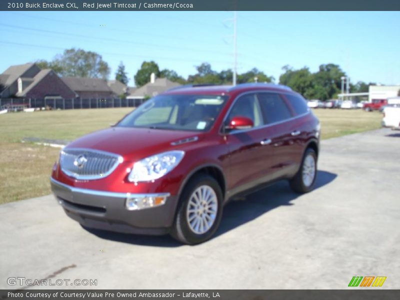 Red Jewel Tintcoat / Cashmere/Cocoa 2010 Buick Enclave CXL