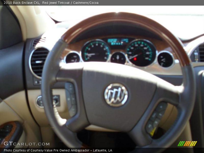 Red Jewel Tintcoat / Cashmere/Cocoa 2010 Buick Enclave CXL