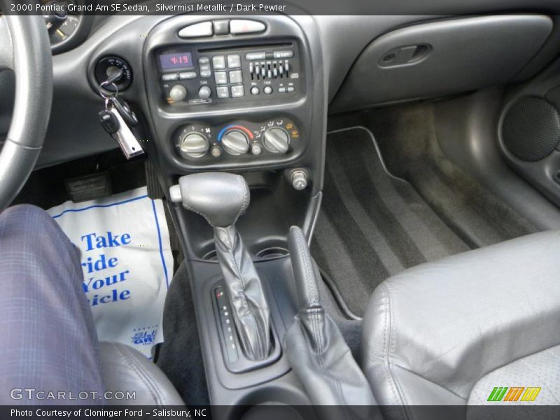 Silvermist Metallic / Dark Pewter 2000 Pontiac Grand Am SE Sedan