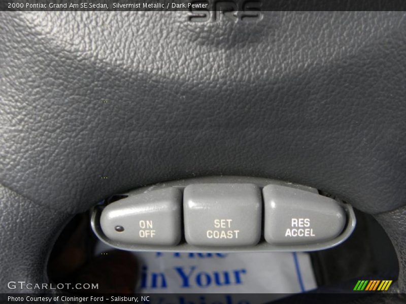 Silvermist Metallic / Dark Pewter 2000 Pontiac Grand Am SE Sedan