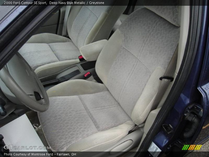 Deep Navy Blue Metallic / Greystone 2000 Ford Contour SE Sport