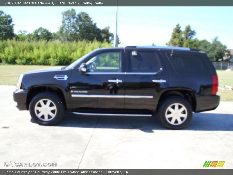 Black Raven / Ebony/Ebony 2007 Cadillac Escalade AWD