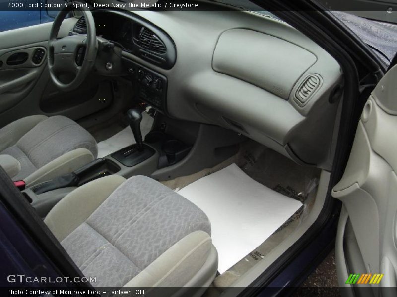 Deep Navy Blue Metallic / Greystone 2000 Ford Contour SE Sport