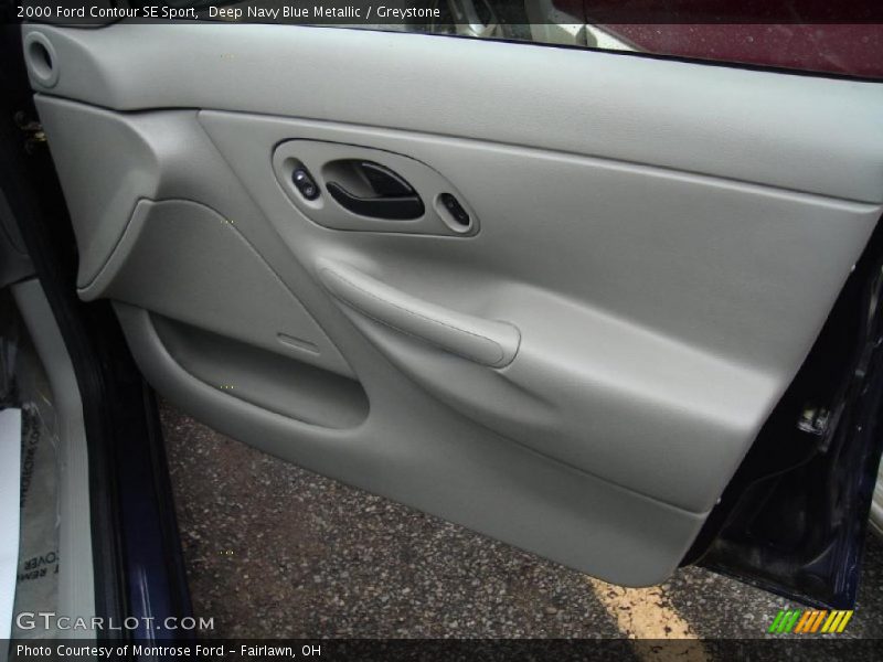 Deep Navy Blue Metallic / Greystone 2000 Ford Contour SE Sport