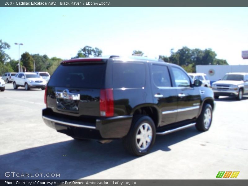 Black Raven / Ebony/Ebony 2007 Cadillac Escalade AWD