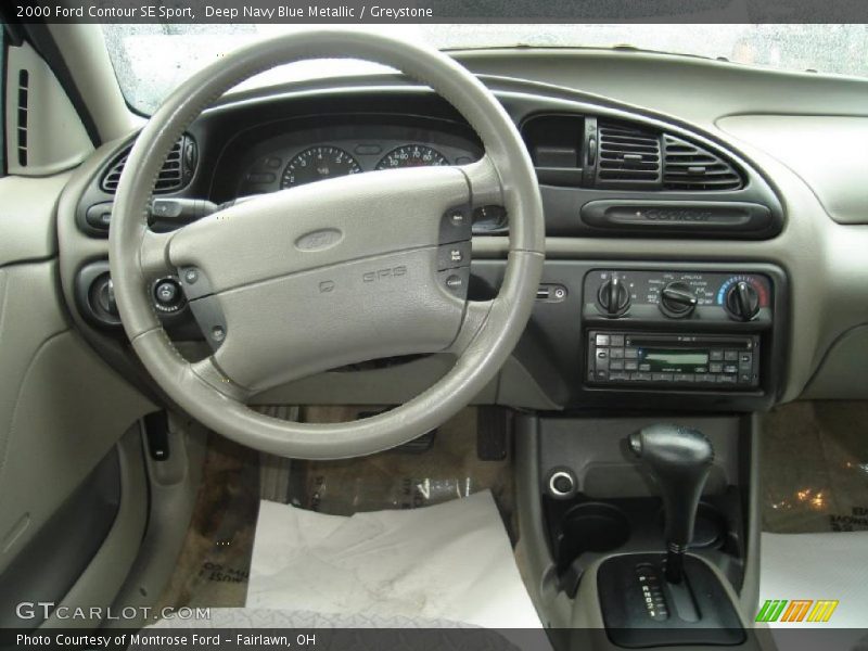Deep Navy Blue Metallic / Greystone 2000 Ford Contour SE Sport