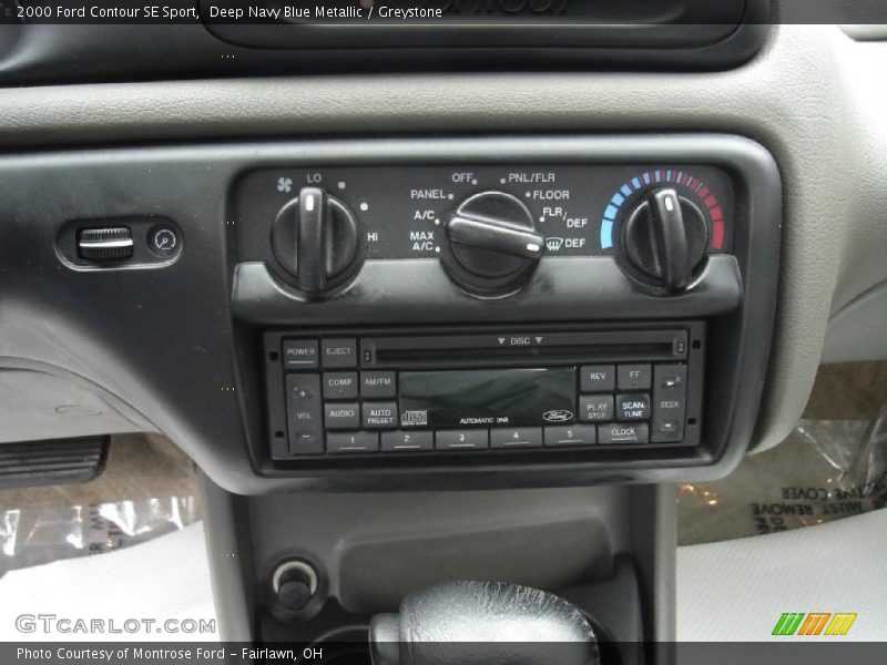 Deep Navy Blue Metallic / Greystone 2000 Ford Contour SE Sport