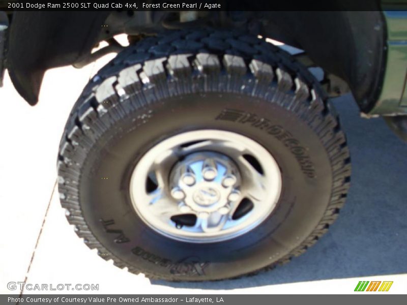 Forest Green Pearl / Agate 2001 Dodge Ram 2500 SLT Quad Cab 4x4