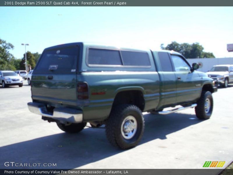 Forest Green Pearl / Agate 2001 Dodge Ram 2500 SLT Quad Cab 4x4