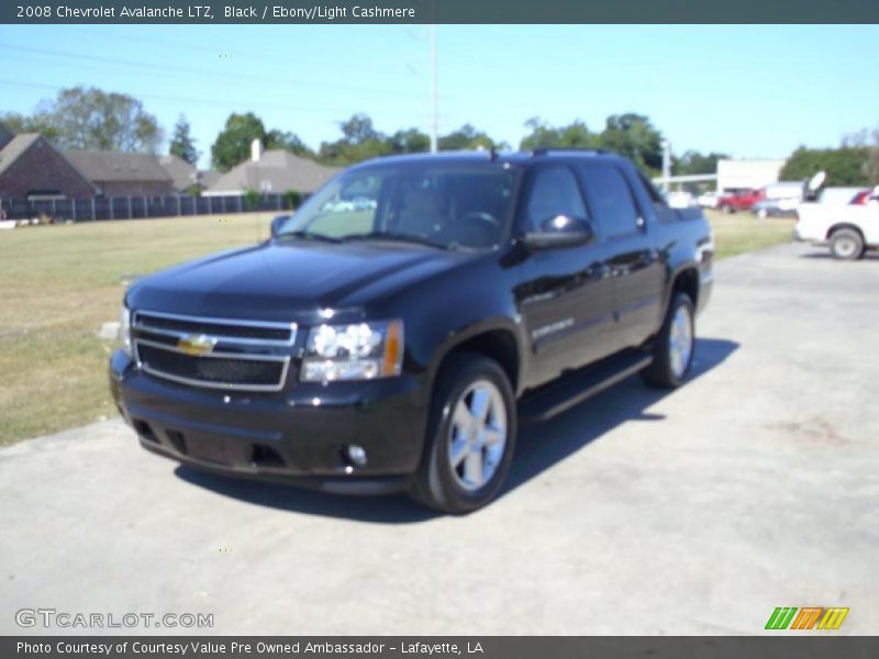 Black / Ebony/Light Cashmere 2008 Chevrolet Avalanche LTZ