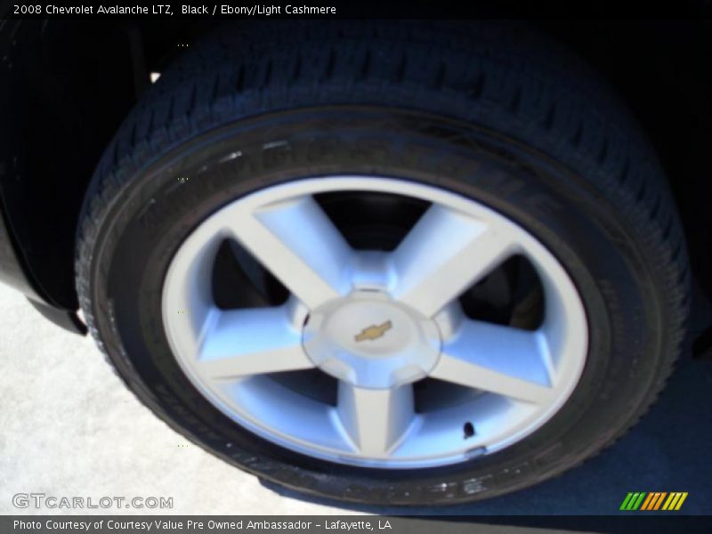 Black / Ebony/Light Cashmere 2008 Chevrolet Avalanche LTZ