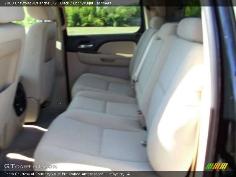 Black / Ebony/Light Cashmere 2008 Chevrolet Avalanche LTZ