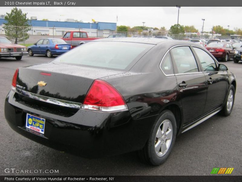 Black / Gray 2010 Chevrolet Impala LT