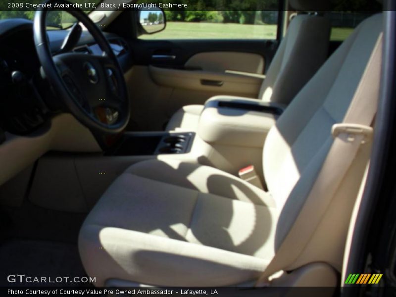 Black / Ebony/Light Cashmere 2008 Chevrolet Avalanche LTZ